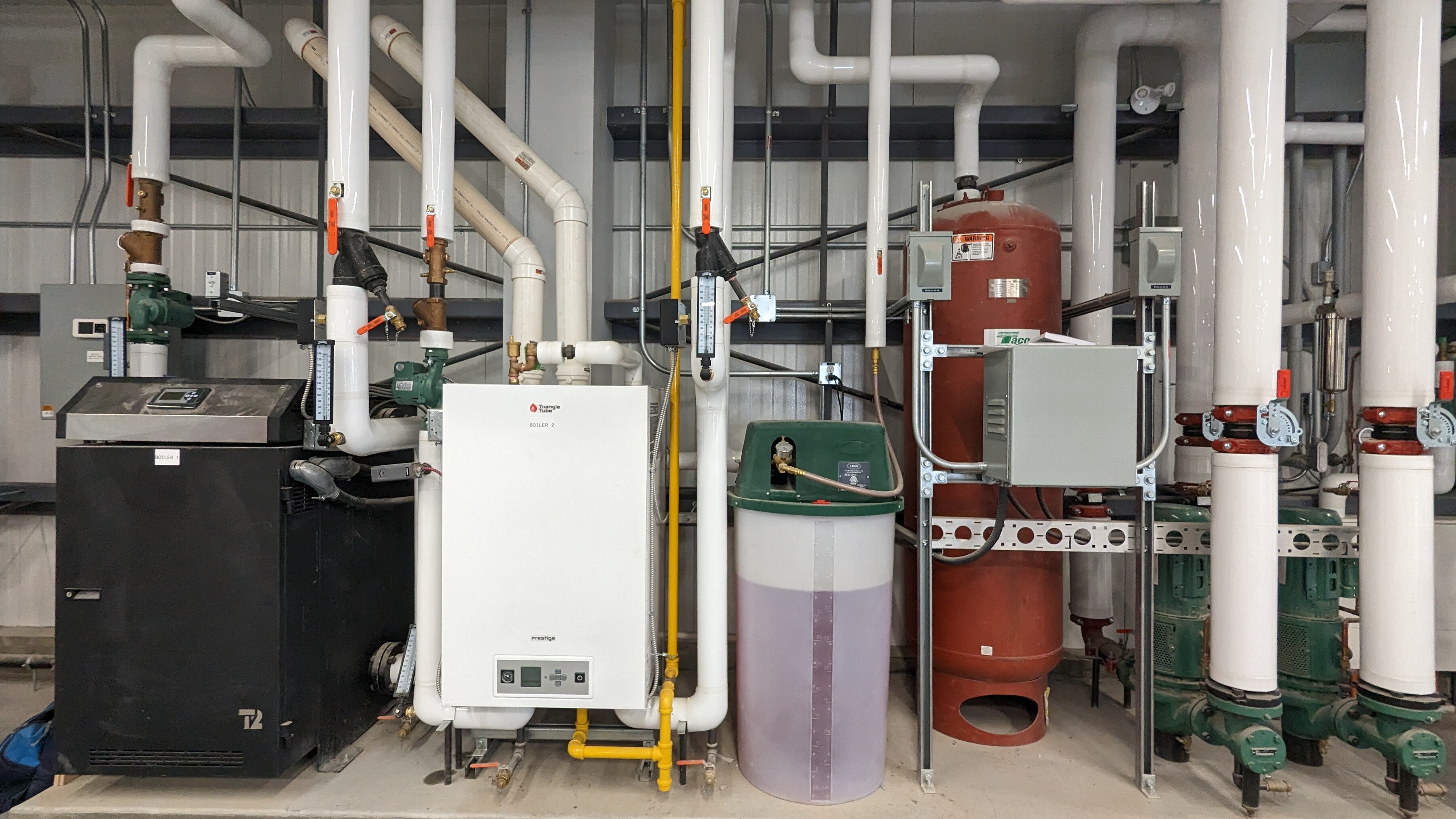 Boiler installation.